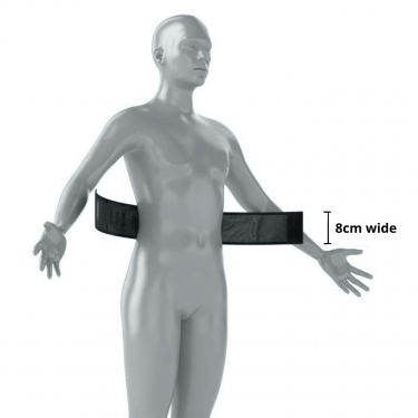 Keep warm in your home office with a Kidney Heat Belt around your body using far infrared (FIR) technology, which has no wires and no electricity.