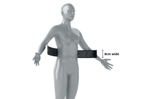 Keep warm in your home office with a Kidney Heat Belt around your body using far infrared (FIR) technology, which has no wires and no electricity.