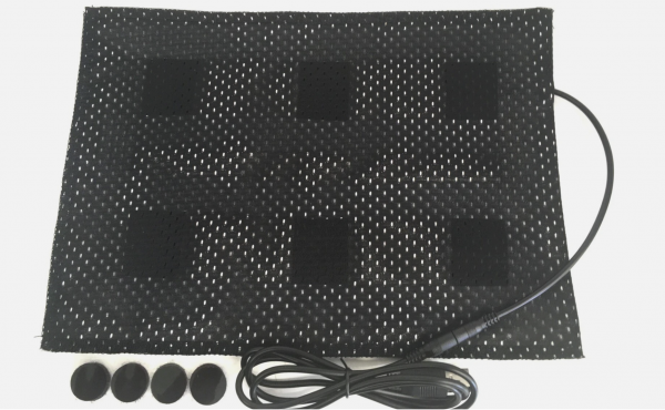 A Heat Pad to ease back pain, muscle pain, joints, and arthritis using far-infrared therapeutic technology as a wireless solution